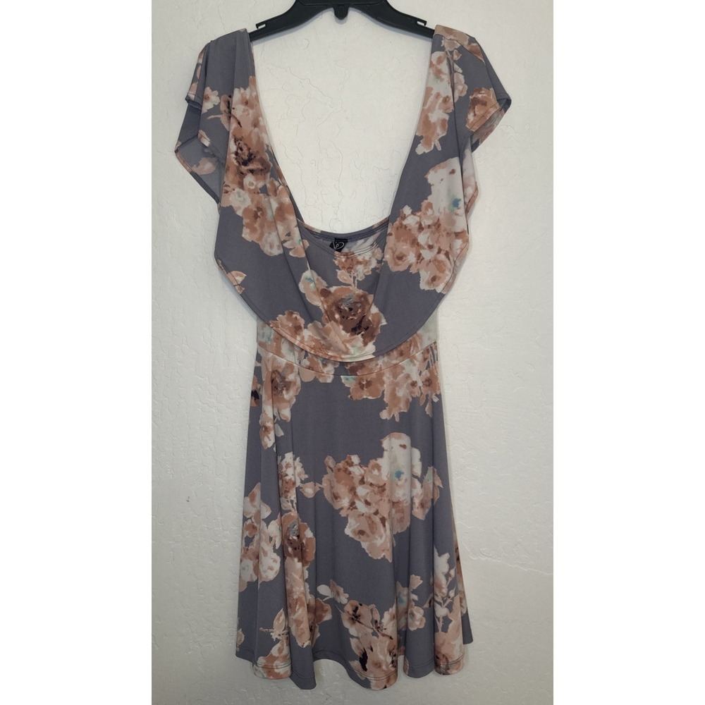 Windsor Pink Floral & Gray Dress Size Small‎